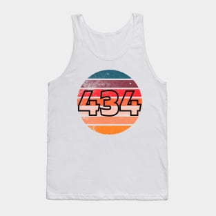 Vintage Sunset 434 Area Code T-Shirt Tank Top
